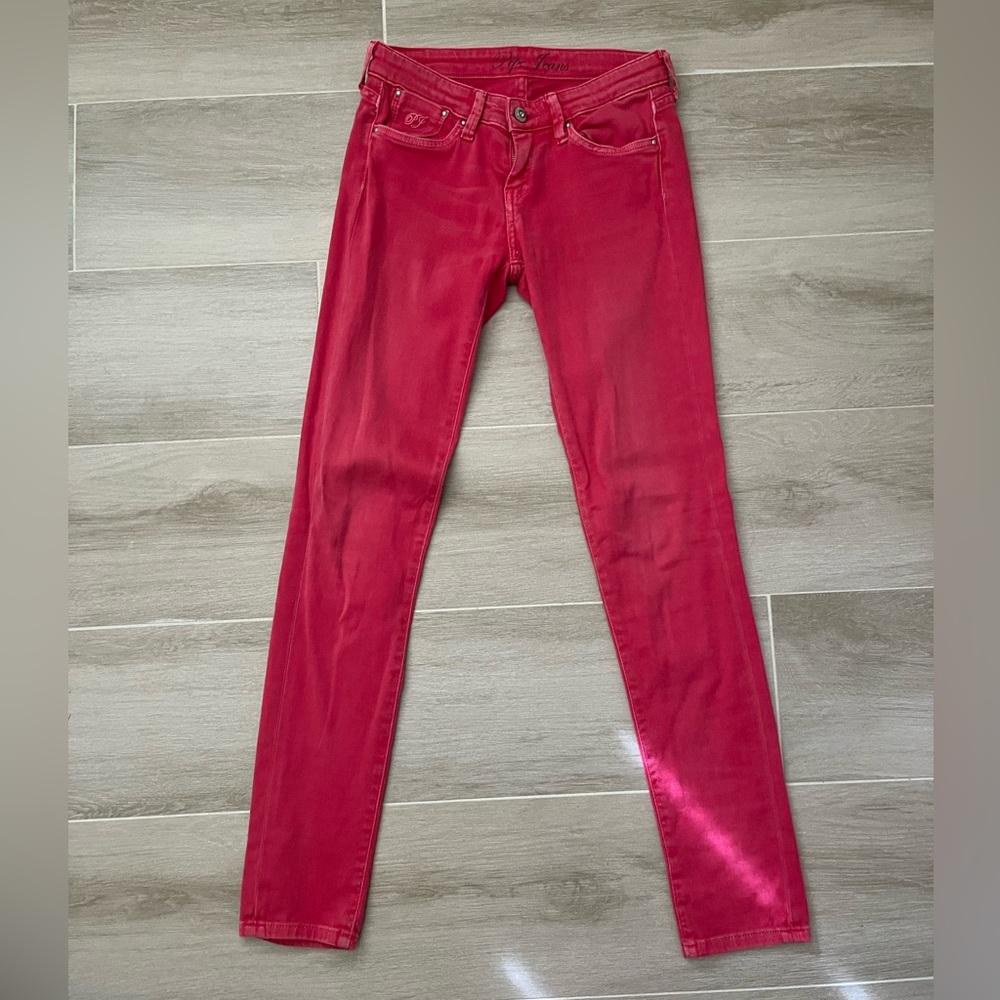 Pepe jeans dark pink jeans